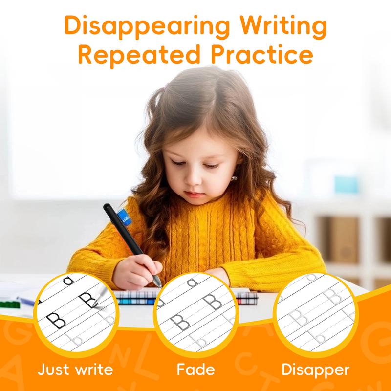 Pack of 6 Reusable Grooved Handwriting Workbook